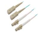 L-Com Dual LC/SC UPC to SC UPC Fiber Optic Patch Cables