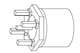 Amphenol RF 903-652P-71P