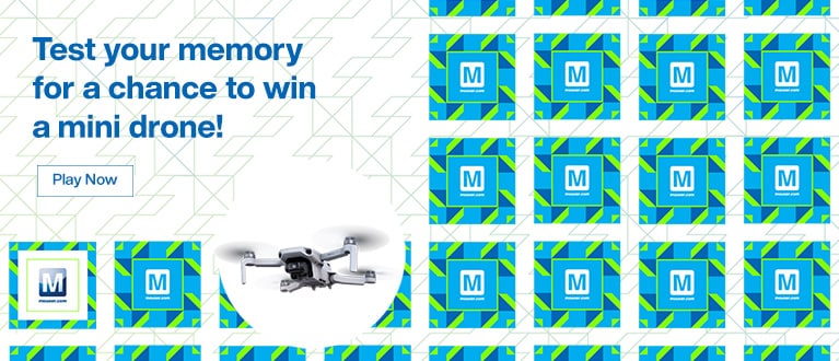 Test your memory for a chance to win a mini drone!