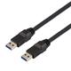 L-Com CAU3HFAA-BLK-2M