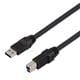 L-Com CAU3HFAB-BLK-1M