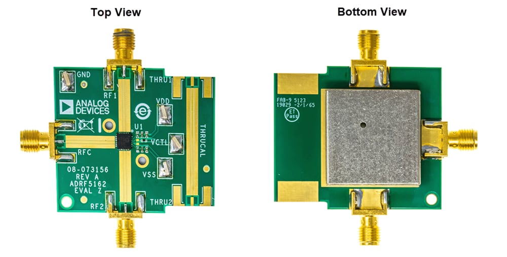 Mechanical Drawing - Analog Devices Inc. ADRF5162-EVALZ Evaluation Board