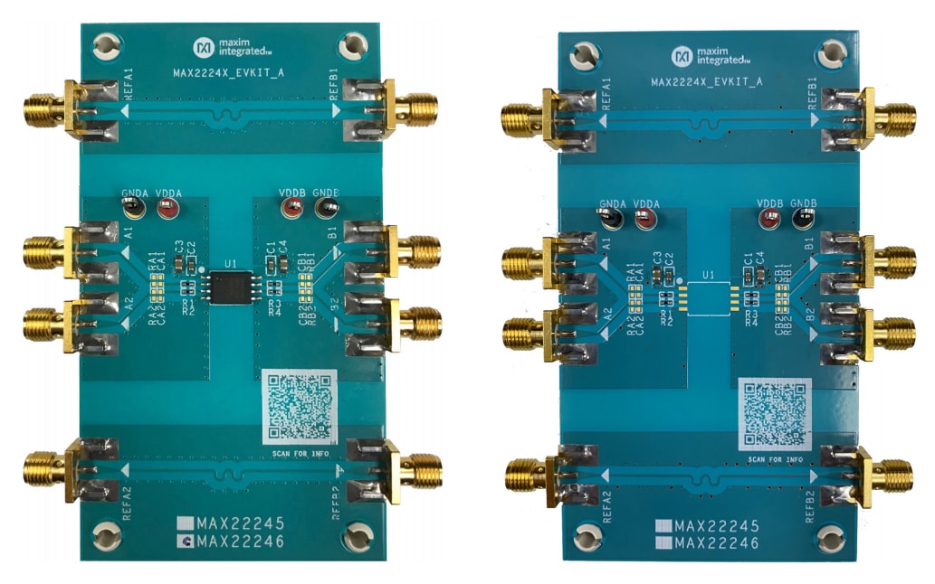 Analog Devices / Maxim Integrated MAX2224x/MAX2229x Evaluation Kits Analog Devices / Maxim Integrated MAX2224x/MAX2229x Evaluation Kits