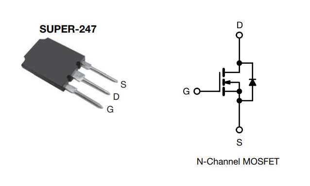 Vishay / Siliconix SiHS90N65E Power MOSFET