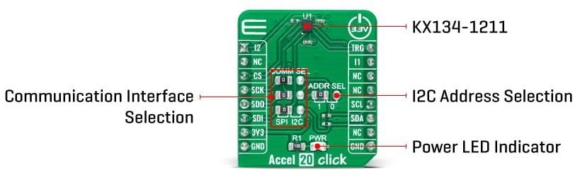 Mikroe Accel 20 Click Mikroe Accel 20 Click