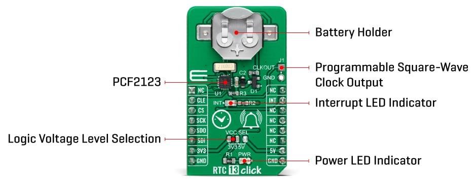 Mikroe RTC 13 Click Mikroe RTC 13 Click