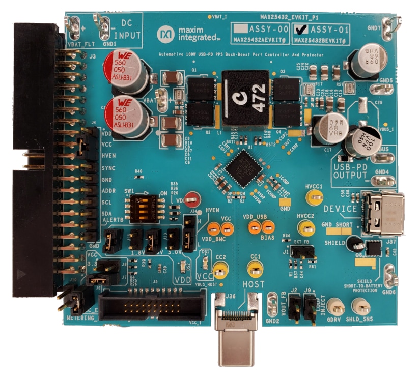 Analog Devices / Maxim Integrated MAX25432BEVKIT Evaluation Kit Analog Devices / Maxim Integrated MAX25432BEVKIT Evaluation Kit