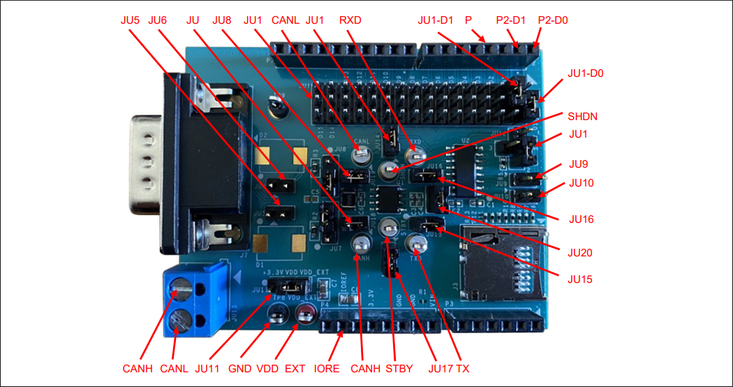 Analog Devices / Maxim Integrated MAX33041E Shield Analog Devices / Maxim Integrated MAX33041E Shield