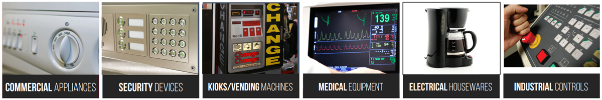 Infographic - E-Switch PB66 Pushbutton Switches