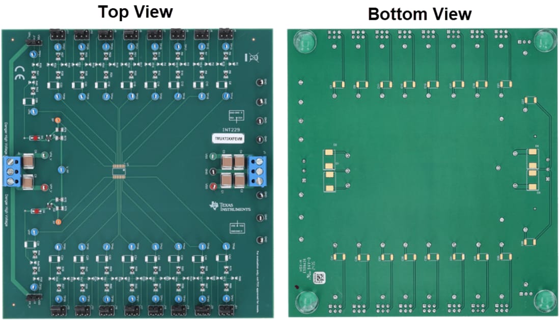 Mechanical Drawing - Texas Instruments TMUX73XXF-EVM Multiplexer Evaluation Module