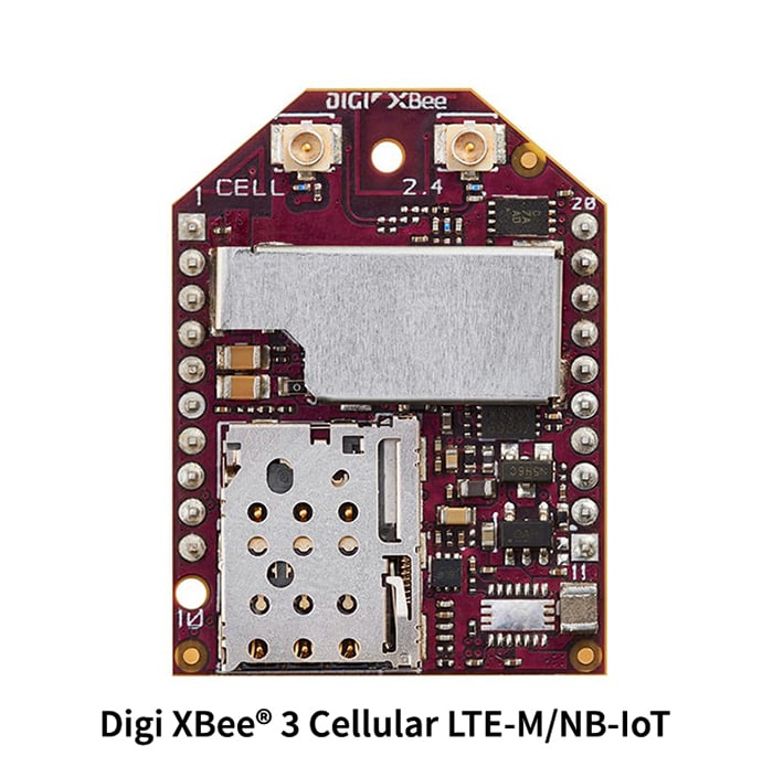 Xbee3 LTE-M/NB-IoT radio module