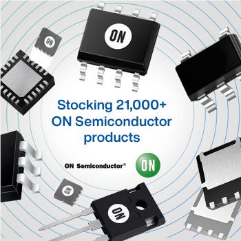 Mouser Electronics Meets Design Engineers’ Needs with Expansive Portfolio of ON Semiconductor Produc
