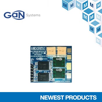 GaN Systems HD Half-Bridge Bipolar Driver Switch Eval Board product microsite