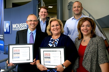 Mouser's Charitable Giving Recognized by United Way