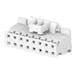 TE Connectivity 2MM-HPI-HSG-2R-08-XX-XX-X-N-BLK